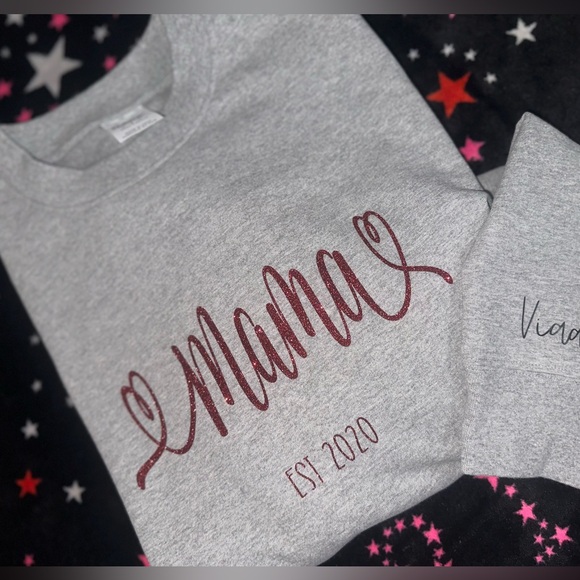 Custom made mama sweater/ crew neck - Picture 4 of 4